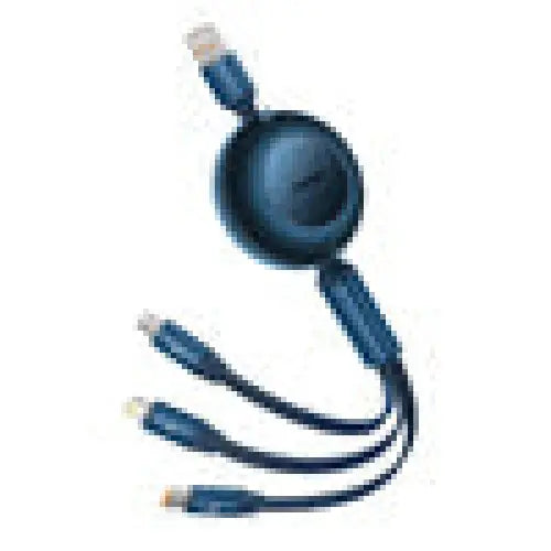 Baseus Bright Mirror 3 USB 3-in-1 cable for micro USB / USB-C / Lightning 66W / 2A 1.1m (Blue) - Combo Cables<<<USB