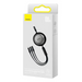 Baseus Bright Mirror 4 USB-C 3-in-1 cable for micro USB / USB-C / Lightning 100W / 3.5A 1.1m (Black) - Combo