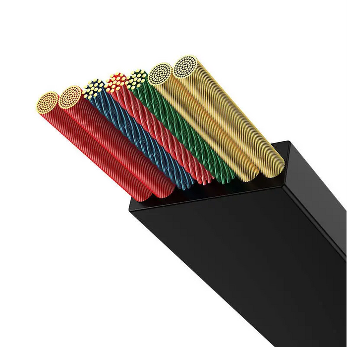 Baseus Bright Mirror 4 USB-C 3-in-1 cable for micro USB / USB-C / Lightning 100W / 3.5A 1.1m (Black) - Combo