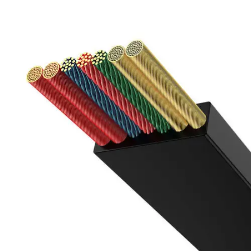 Baseus Bright Mirror 4 USB-C 3-in-1 cable for micro USB / USB-C / Lightning 100W / 3.5A 1.1m (Black) - Combo