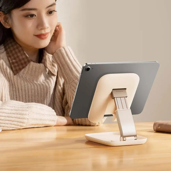 Baseus BS-HP009 Seashell Series foldable tablet stand - pink - Stands and tables for laptops<<<HurtelXML