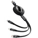 Baseus Cable Bright Mirror 3in1 - Кабели<<<Кабели и адаптери<<<Аксесоари<<<MediaTrade