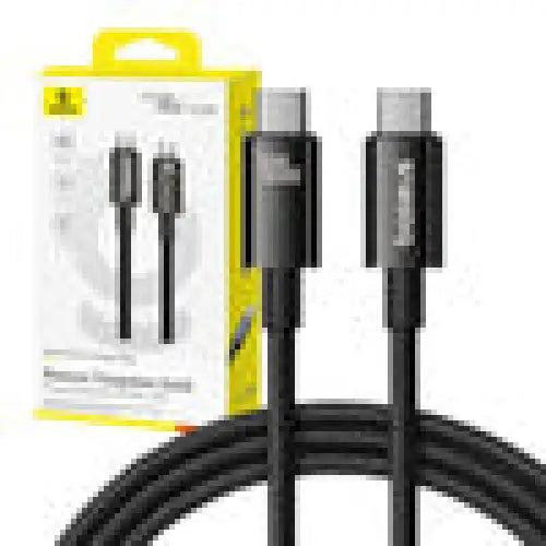 Baseus Cable USB Tungsten Gold USB-C to USB-C 100W 1,5m (black) - USB-C to USB-C<<<USB cables<<<GSM