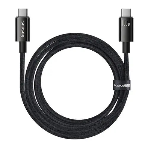 Baseus Cable USB Tungsten Gold USB-C to USB-C 100W 1,5m (black) - USB-C to USB-C<<<USB cables<<<GSM
