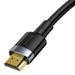 Baseus Cafule 4KHDMI Male To 4KHDMI Male Adapter Cable 1m Black - Video cables<<<Cables<<<IT