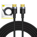 Baseus Cafule 4KHDMI Male To 4KHDMI Male Adapter Cable 5m Black - Video cables<<<Cables<<<IT