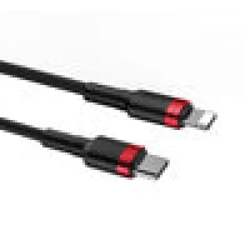 Baseus Cafule Cable Type-C to iP PD 18W 1m Red + Black - USB-C to Lightning<<<USB cables<<<GSM Accessories<<<InnproXML