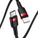 Baseus Cafule Cable Type-C to iP PD 18W 1m Red + Black - USB-C to Lightning<<<USB cables<<<GSM Accessories<<<InnproXML
