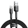 Baseus Cafule cable USB-C 3A 1m (Gray + Black) - USB to USB-C<<<USB cables<<<GSM Accessories<<<InnproXML&&&Cell phone