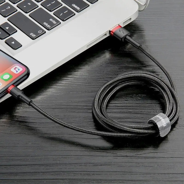 Baseus Cafule Cable USB Lightning 2A 3m (Black + Red) - USB to Lightning<<<USB cables<<<GSM