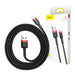 Baseus Cafule Cable USB Lightning 2A 3m (Black + Red) - USB to Lightning<<<USB cables<<<GSM