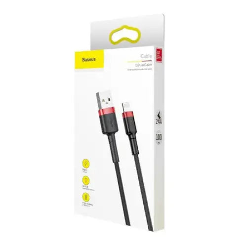 Baseus Cafule Cable USB Lightning 2A 3m (Black + Red) - USB to Lightning<<<USB cables<<<GSM