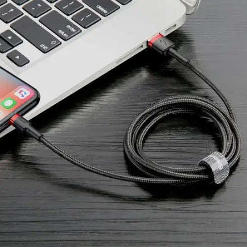 Baseus Cafule Cable USB Lightning 2A 3m (Black + Red) - USB to Lightning<<<USB cables<<<GSM