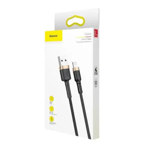 Baseus Cafule Cable USB Lightning 2A 3m (Gold + Black) - USB to Lightning<<<USB cables<<<GSM