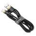 Baseus Cafule Cable USB Lightning 2A 3m (Gold + Black) - USB to Lightning<<<USB cables<<<GSM