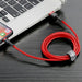 Baseus Cafule Cable USB Lightning 2A 3m (Red) - USB to Lightning<<<USB cables<<<GSM Accessories<<<InnproXML&&&Cell