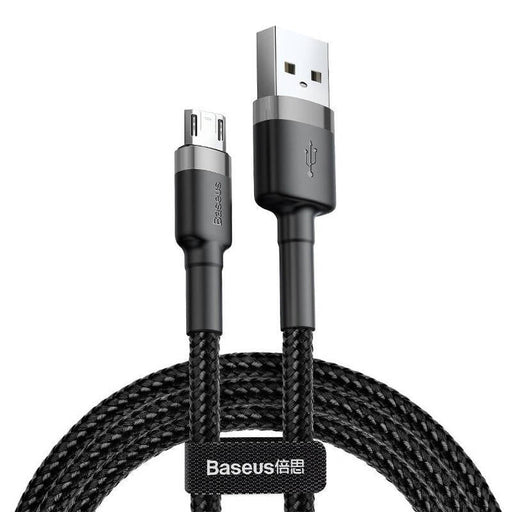 Baseus Cafule Micro USB cable 1.5A 2m (Gray + Black) - USB to Micro USB<<<USB cables<<<GSM