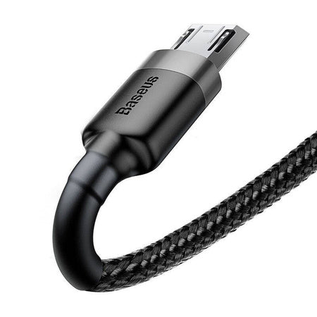 Baseus Cafule Micro USB cable 1.5A 2m (Gray + Black) - USB to Micro USB<<<USB cables<<<GSM