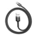 Baseus Cafule Micro USB cable 1.5A 2m (Gray + Black) - USB to Micro USB<<<USB cables<<<GSM