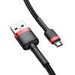 Baseus Cafule Micro USB cable 1.5A 2m (Red + Black) - USB to Micro USB<<<USB cables<<<GSM