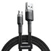 Baseus Cafule Micro USB cable 2.4A 0,5m (gray + black) - USB to Micro USB<<<USB cables<<<GSM