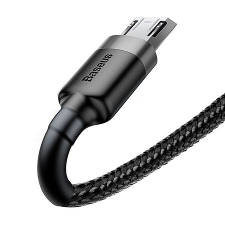 Baseus Cafule Micro USB cable 2.4A 0,5m (gray + black) - USB to Micro USB<<<USB cables<<<GSM