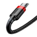 Baseus Cafule Micro USB cable 2.4A 1m (Red+ Black) - USB to Micro USB<<<USB cables<<<GSM Accessories<<<InnproXML&&&Cell