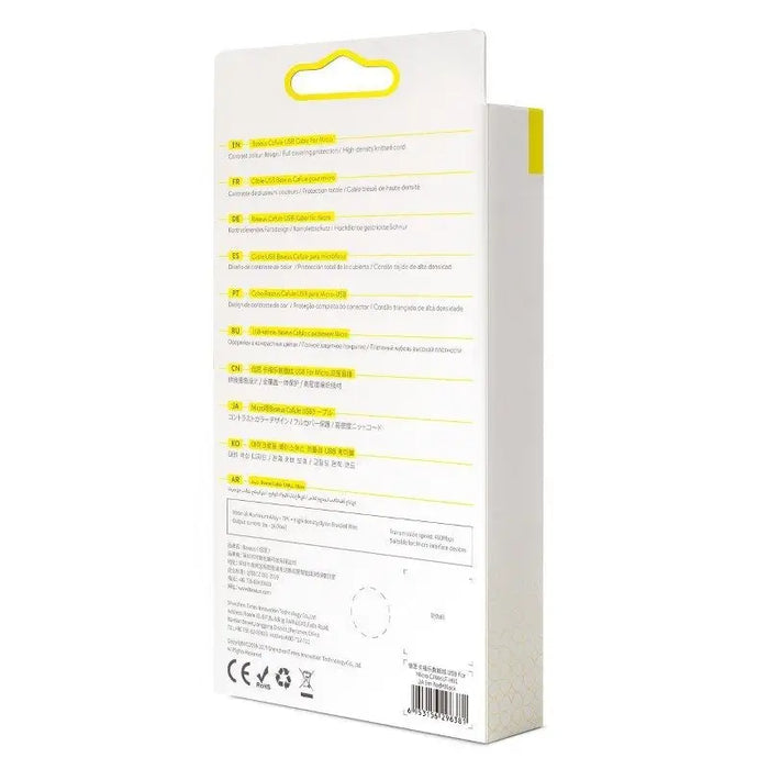 Baseus Cafule Micro USB Cable 2A 3m (Black + Red) - USB to Micro USB<<<USB cables<<<GSM Accessories<<<InnproXML&&&Cell