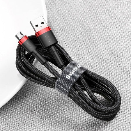 Baseus Cafule Micro USB Cable 2A 3m (Black + Red) - USB to Micro USB<<<USB cables<<<GSM Accessories<<<InnproXML&&&Cell