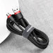 Baseus Cafule Micro USB Cable 2A 3m (Black + Red) - USB to Micro USB<<<USB cables<<<GSM Accessories<<<InnproXML&&&Cell