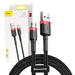 Baseus Cafule Micro USB Cable 2A 3m (Black + Red) - USB to Micro USB<<<USB cables<<<GSM Accessories<<<InnproXML&&&Cell
