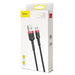 Baseus Cafule Micro USB Cable 2A 3m (Black + Red) - USB to Micro USB<<<USB cables<<<GSM Accessories<<<InnproXML&&&Cell