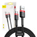 Baseus Cafule Micro USB Cable 2A 3m (Black + Red) - USB to Micro USB<<<USB cables<<<GSM Accessories<<<InnproXML&&&Cell