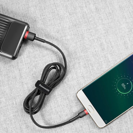Baseus Cafule Micro USB Cable 2A 3m (Black + Red) - USB to Micro USB<<<USB cables<<<GSM Accessories<<<InnproXML&&&Cell