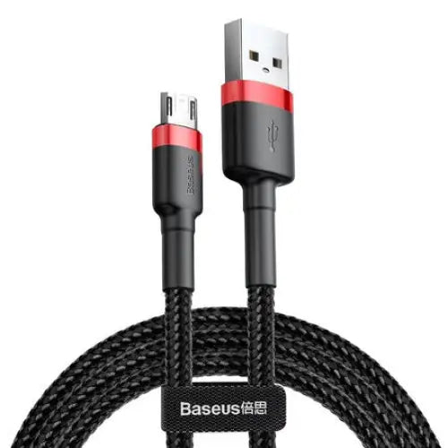 Baseus Cafule Micro USB Cable 2A 3m (Black + Red) - USB to Micro USB<<<USB cables<<<GSM Accessories<<<InnproXML&&&Cell