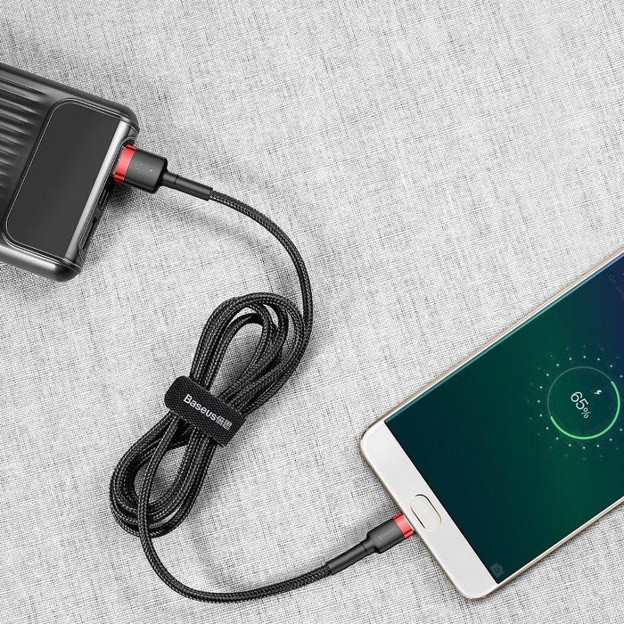 Baseus Cafule Micro USB Cable 2A 3m (Black + Red) - USB to Micro USB<<<USB cables<<<GSM Accessories<<<InnproXML&&&Cell