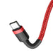 Baseus Cafule PD2.0 60W flash charging USB For Type-C cable (20V 3A) 2m Red - USB-C to USB-C<<<USB cables<<<GSM