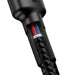 Baseus Cafule PD2.0 60W flash charging USB For Type-C cable (20V 3A) 2m Gray + Black - USB-C to USB-C<<<USB