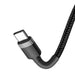 Baseus Cafule PD2.0 60W flash charging USB For Type-C cable (20V 3A) 2m Gray + Black - USB-C to USB-C<<<USB