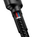 Baseus Cafule PD2.0 60W flash charging USB For Type-C cable (20V 3A) 2m Gray + Black - USB-C to USB-C<<<USB