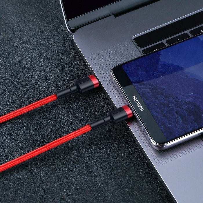 Baseus Cafule PD2.0 60W flash charging USB For Type-C cable (20V 3A) 2m Red - USB-C to USB-C<<<USB cables<<<GSM