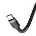Baseus Cafule PD2.0 60W flash charging USB For Type-C cable (20V 3A) 2m Gray + Black - USB-C to USB-C<<<USB