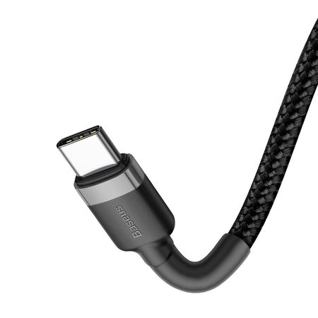 Baseus Cafule PD2.0 60W flash charging USB For Type-C cable (20V 3A) 2m Gray + Black - USB-C to USB-C<<<USB