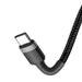 Baseus Cafule PD2.0 60W flash charging USB For Type-C cable (20V 3A) 2m Gray + Black - USB-C to USB-C<<<USB