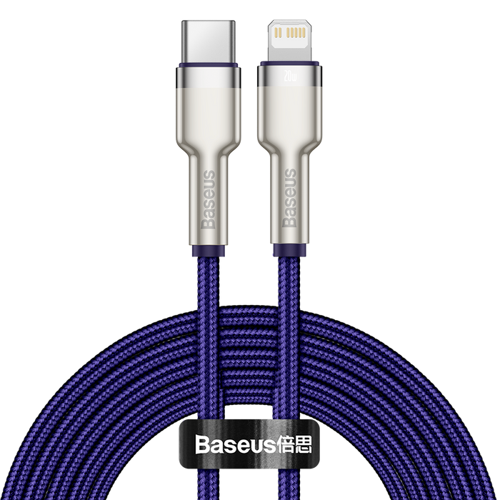 Baseus Cafule Series USB-C cable for Lightning 20W 2m (purple) - USB-C to Lightning<<<USB cables<<<GSM