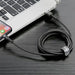 Baseus Cafule USB Lightning Cable 2A 3m (Black + Gray) - USB to Lightning<<<USB cables<<<GSM