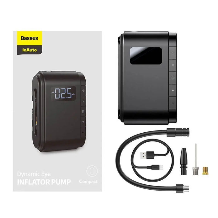Baseus Car Tire Compressor 4000 mAh Battery Black - Компресори<<<Автомобилни аксесоари<<<Аксесоари<<<MediaTrade