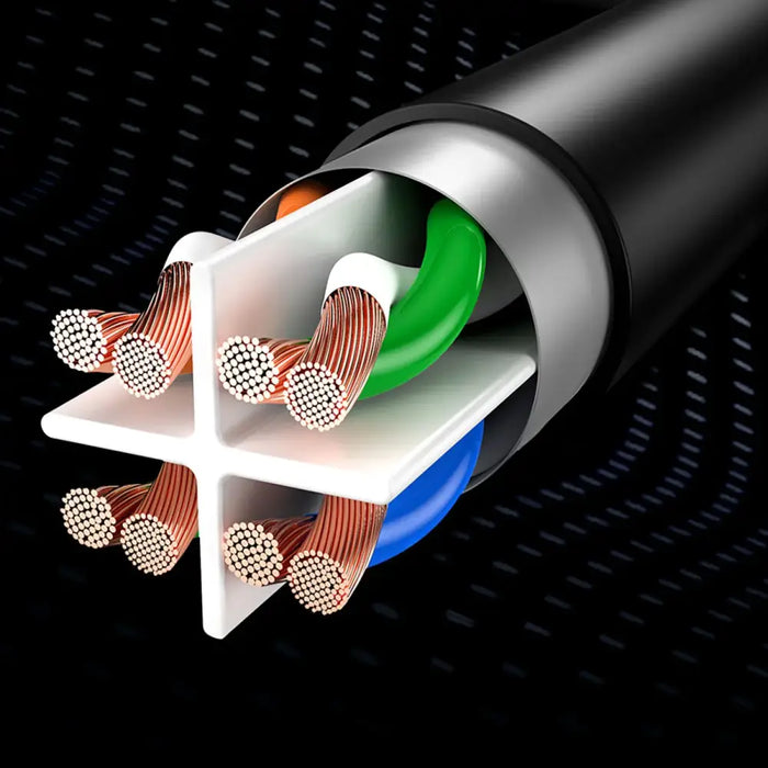 Baseus Cat 6 UTP Ethernet RJ45 Cable Flat 8 m black - Network cables<<<Cables<<<IT Accessories<<<InnproXML&&&Kable