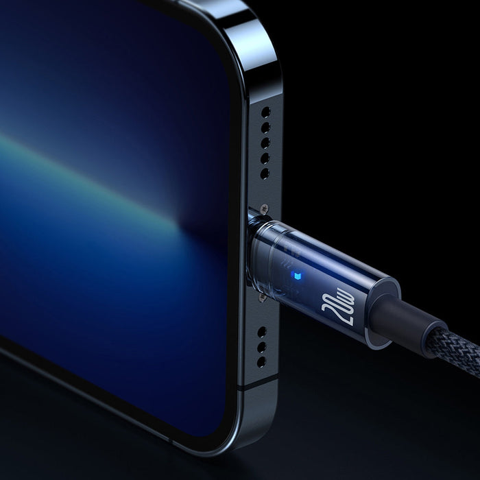 Baseus CATS000003 Lightning - USB-C cable 20W 480Mb/s 1m - blue - Cell phone cables<<<HurtelXML