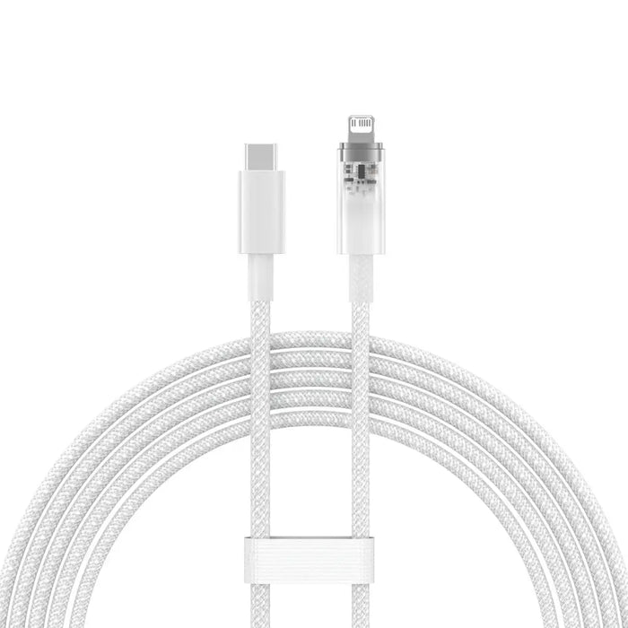 Baseus CATS010302 Lightning - USB-C cable 20W 480Mb/s 2m - white - Cell phone cables<<<HurtelXML